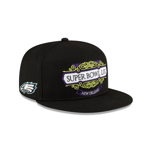 Philadelphia Eagles Super Bowl LIX Tarmac Split Panel 9FIFTY Snapback Hat - New Era Cap