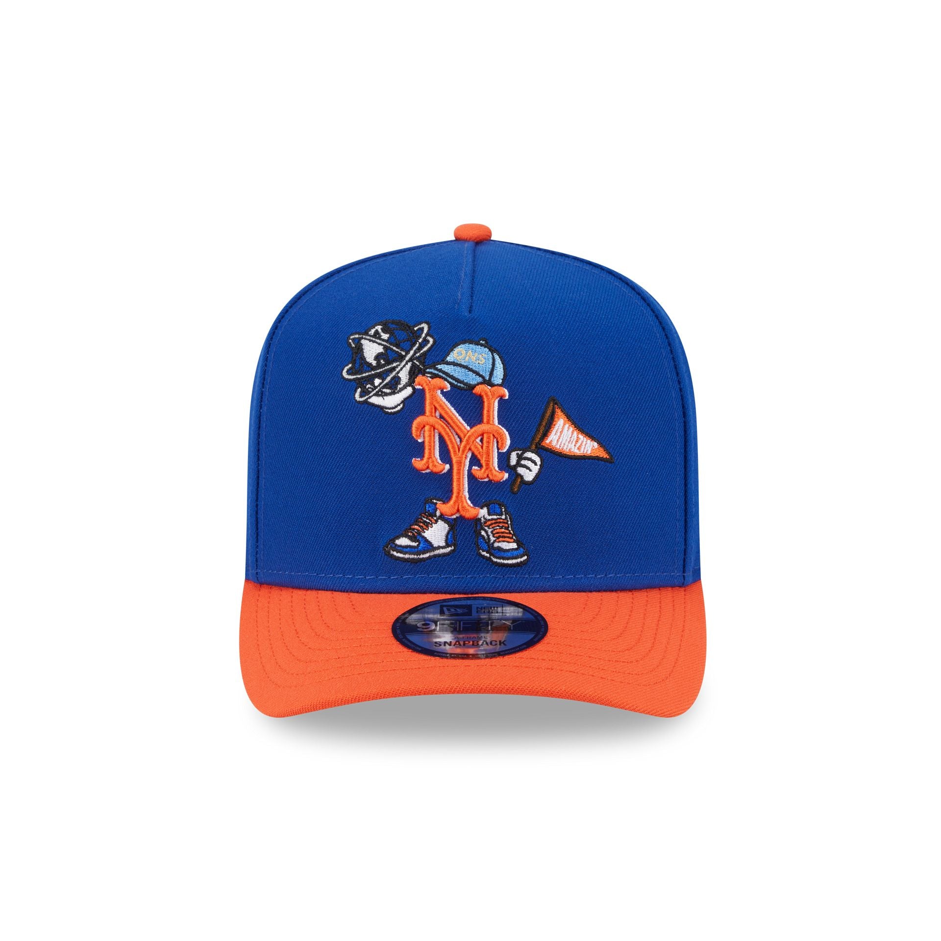 New York Mets Cartoon 9FIFTY A-Frame Snapback Hat – New Era Cap