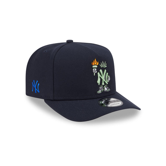 New York Yankees Cartoon 9FIFTY A-Frame Snapback Hat - New Era Cap