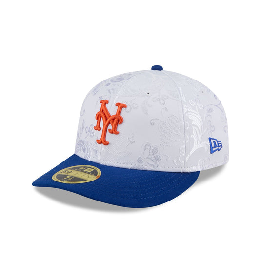 New York Mets Floral Shine Low Profile 59FIFTY Fitted Hat - New Era Cap