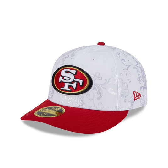 San Francisco 49ers Floral Shine Low Profile 59FIFTY Fitted Hat - New Era Cap