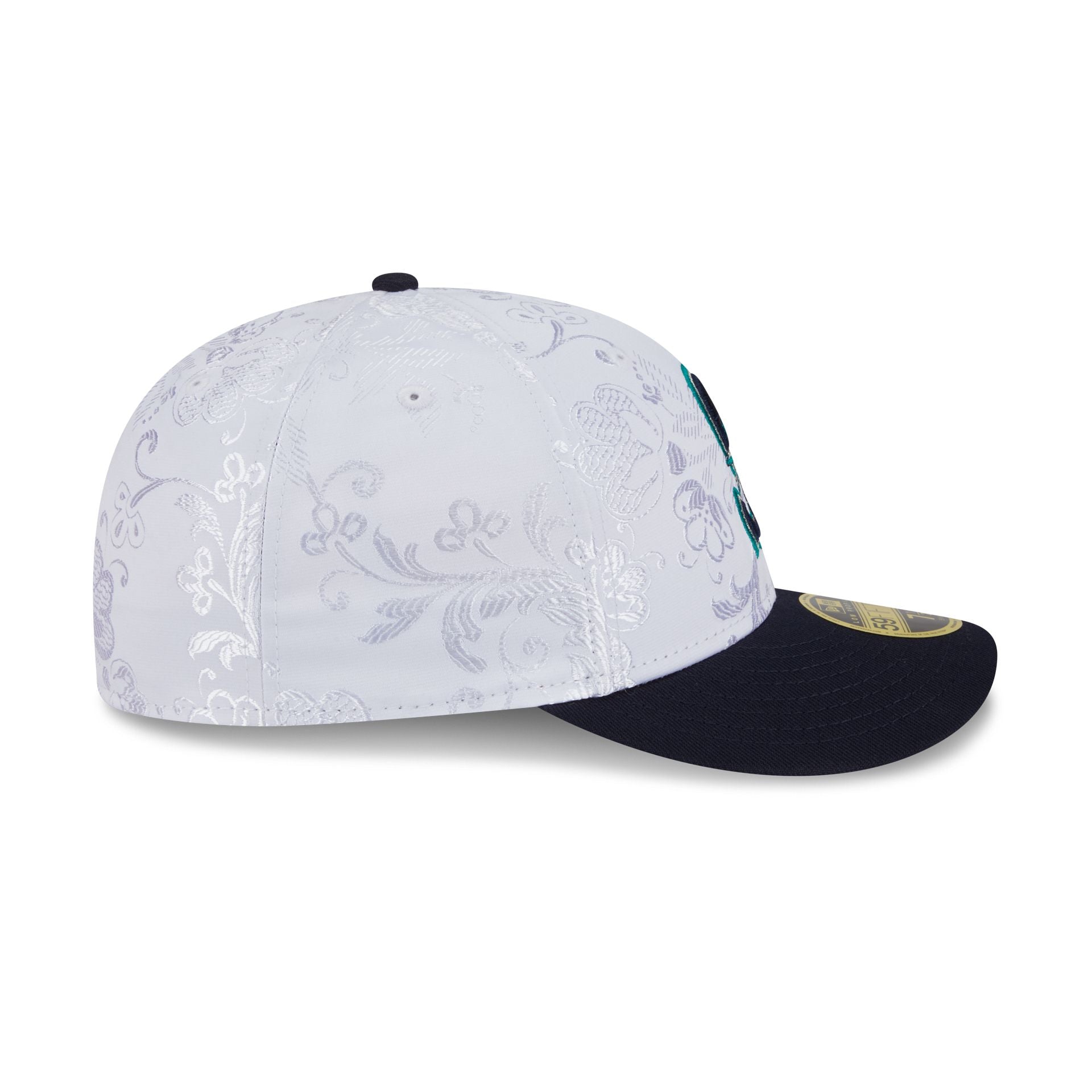 Seattle Mariners Floral Shine Low Profile 59FIFTY Fitted Hat – New