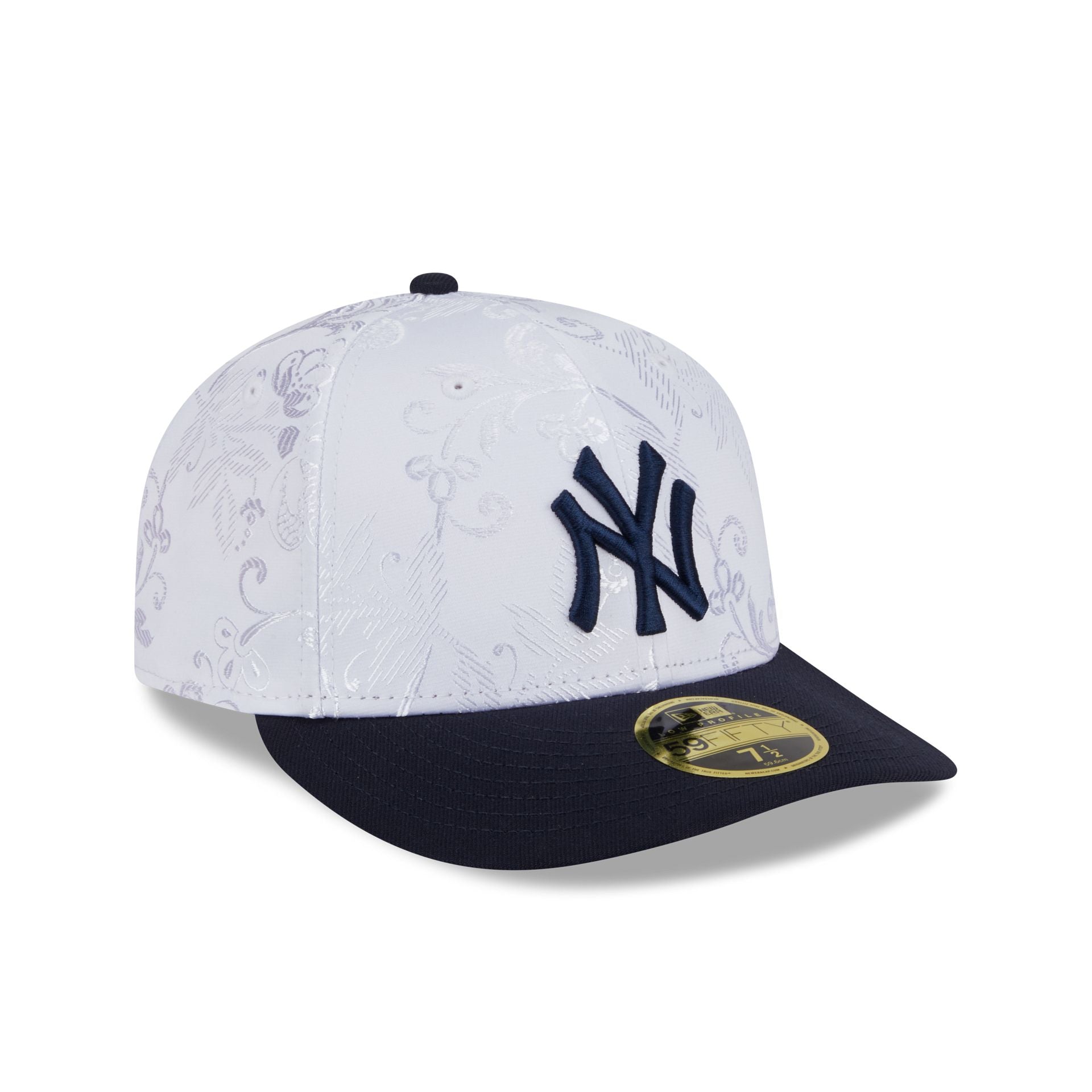 New York Yankees Floral Shine Low Profile 59FIFTY Fitted Hat