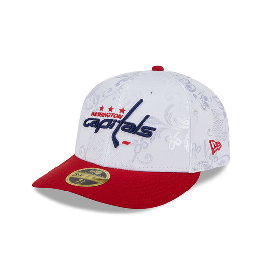 Washington Capitals Floral Shine Low Profile 59FIFTY Fitted Hat - New Era Cap