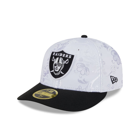 Las Vegas Raiders Floral Shine Low Profile 59FIFTY Fitted Hat - New Era Cap