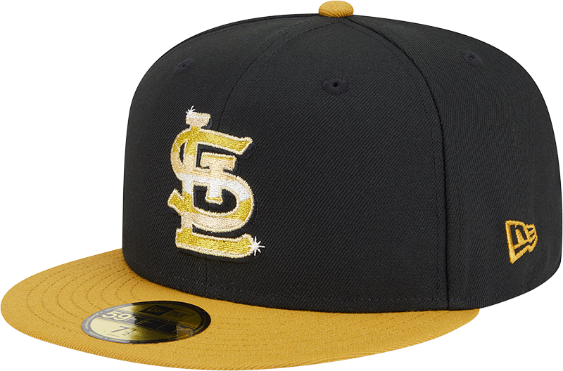 St. Louis Cardinals Metallic Gold Logo 59FIFTY Fitted Hat