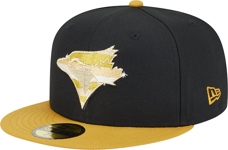 Toronto Blue Jays Metallic Gold Logo 59FIFTY Fitted Hat