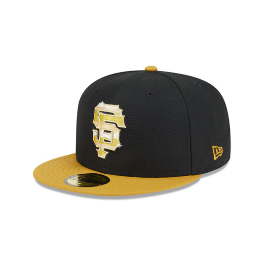 San Francisco Giants Metallic Gold Logo 59FIFTY Fitted Hat - New Era Cap