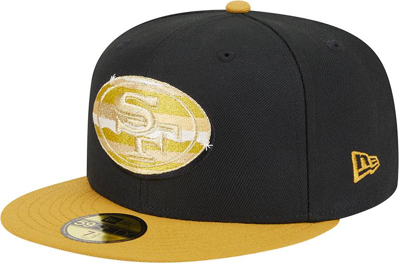 San Francisco 49ers Metallic Gold Logo 59FIFTY Fitted Hat