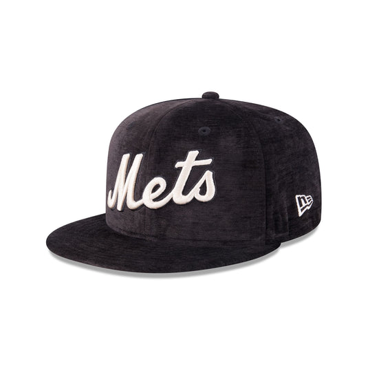 New York Mets Black Velvet 59FIFTY Fitted Hat - New Era Cap