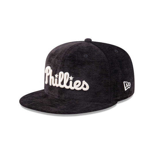 Philadelphia Phillies Black Velvet 59FIFTY Fitted Hat - New Era Cap