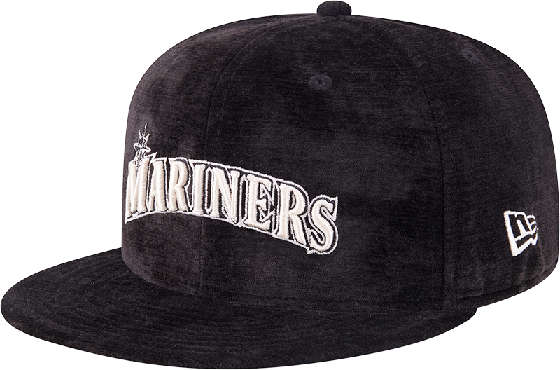 Seattle Mariners Black Velvet 59FIFTY Fitted Hat