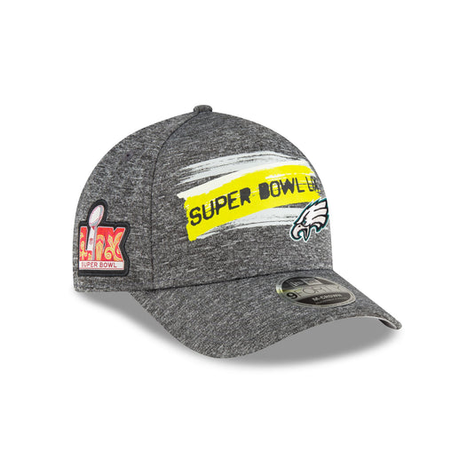 Philadelphia Eagles Super Bowl LIX Participation 9FORTY M-Crown A-Frame Snapback Hat - New Era Cap