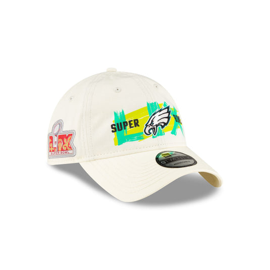 Philadelphia Eagles Super Bowl LIX Participation 9TWENTY Adjustable Hat - New Era Cap