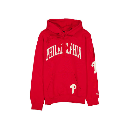 Philadelphia Phillies Overlay Red Hoodie - New Era Cap