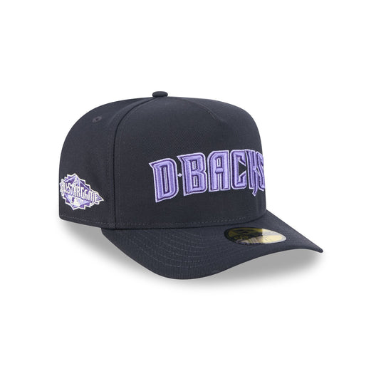 Arizona Diamondbacks Navy Lavender 59FIFTY A-Frame Fitted Hat - New Era Cap