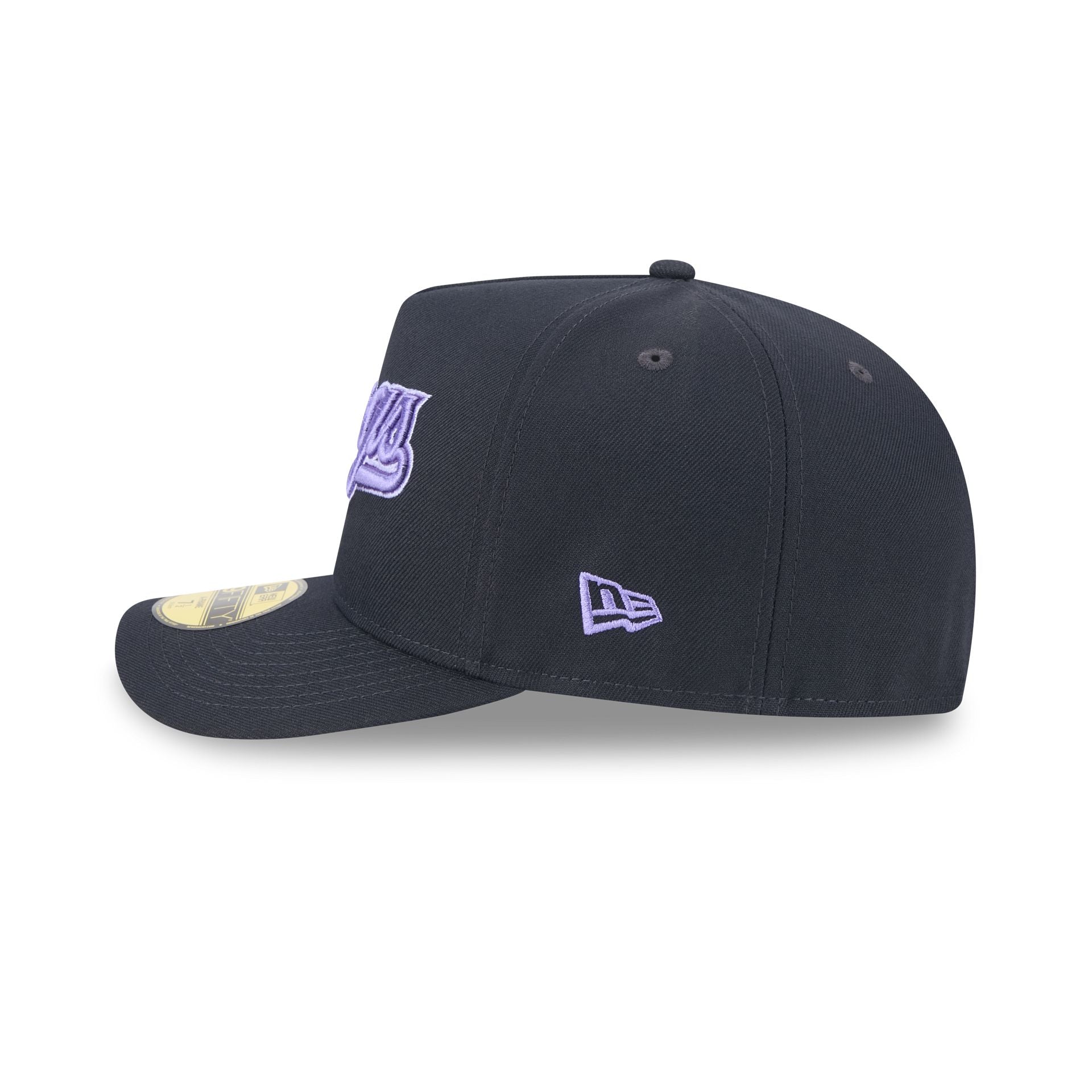 Sacramento Kings Navy Lavender 59FIFTY A-Frame Fitted Hat