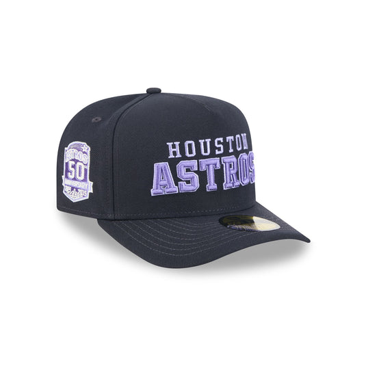 Houston Astros Navy Lavender 59FIFTY A-Frame Fitted Hat - New Era Cap