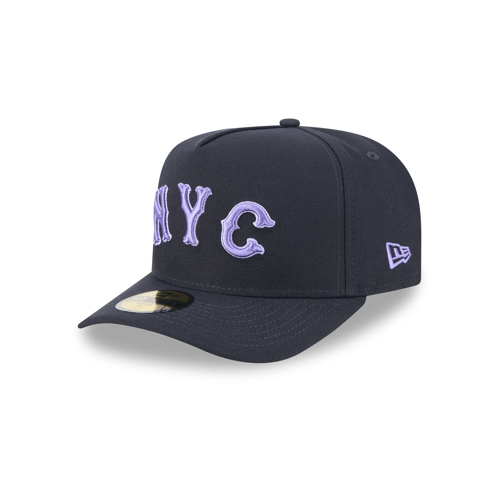 New York Mets Navy Lavender 59FIFTY A-Frame Fitted Hat