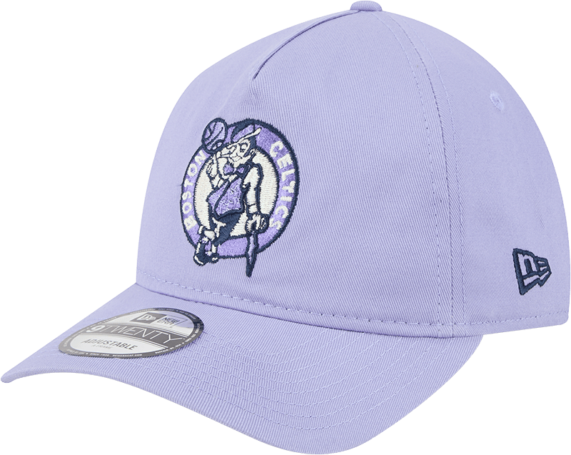 Boston Celtics Lavender 9TWENTY A-Frame Adjustable Hat