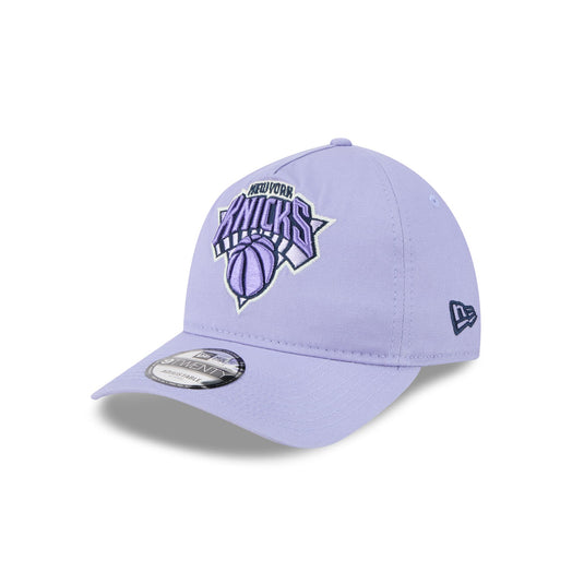 New York Knicks Lavender 9TWENTY A-Frame Adjustable Hat - New Era Cap