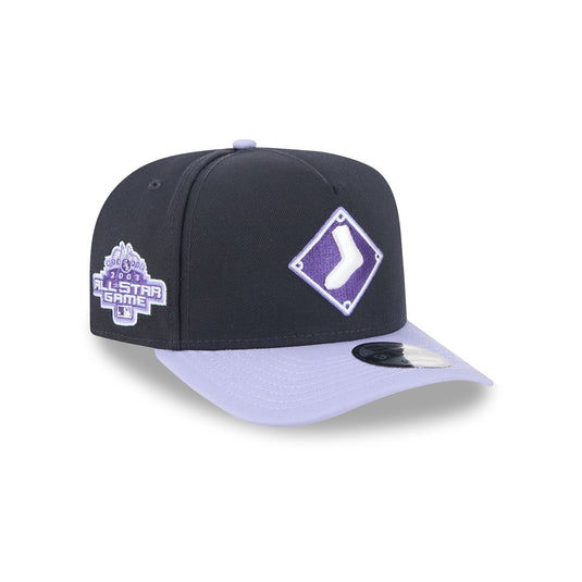 Chicago White Sox Navy Lavender 9FIFTY A-Frame Snapback Hat - New Era Cap