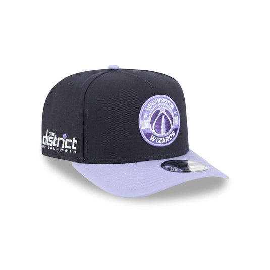 Washington Wizards Navy Lavender 9FIFTY A-Frame Snapback Hat - New Era Cap