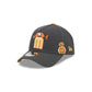 Mexico Baseball Day of the Dead Graphite 9FORTY A-Frame Snapback Hat
