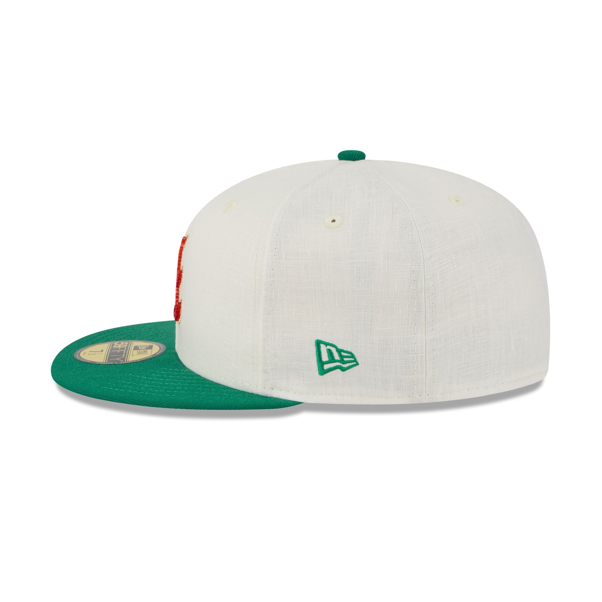 Atlanta Braves Beaded Linen 59FIFTY Fitted Hat