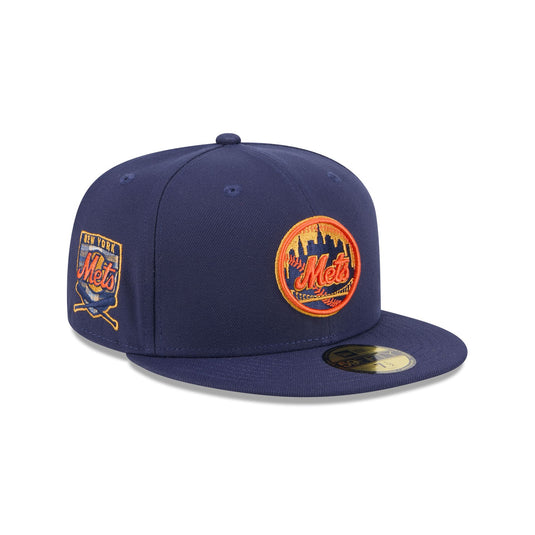 New York Mets Blue Tartan 59FIFTY Fitted Hat - New Era Cap