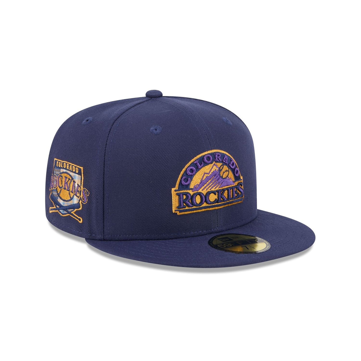 Colorado Rockies Blue Tartan 59FIFTY Fitted Hat
