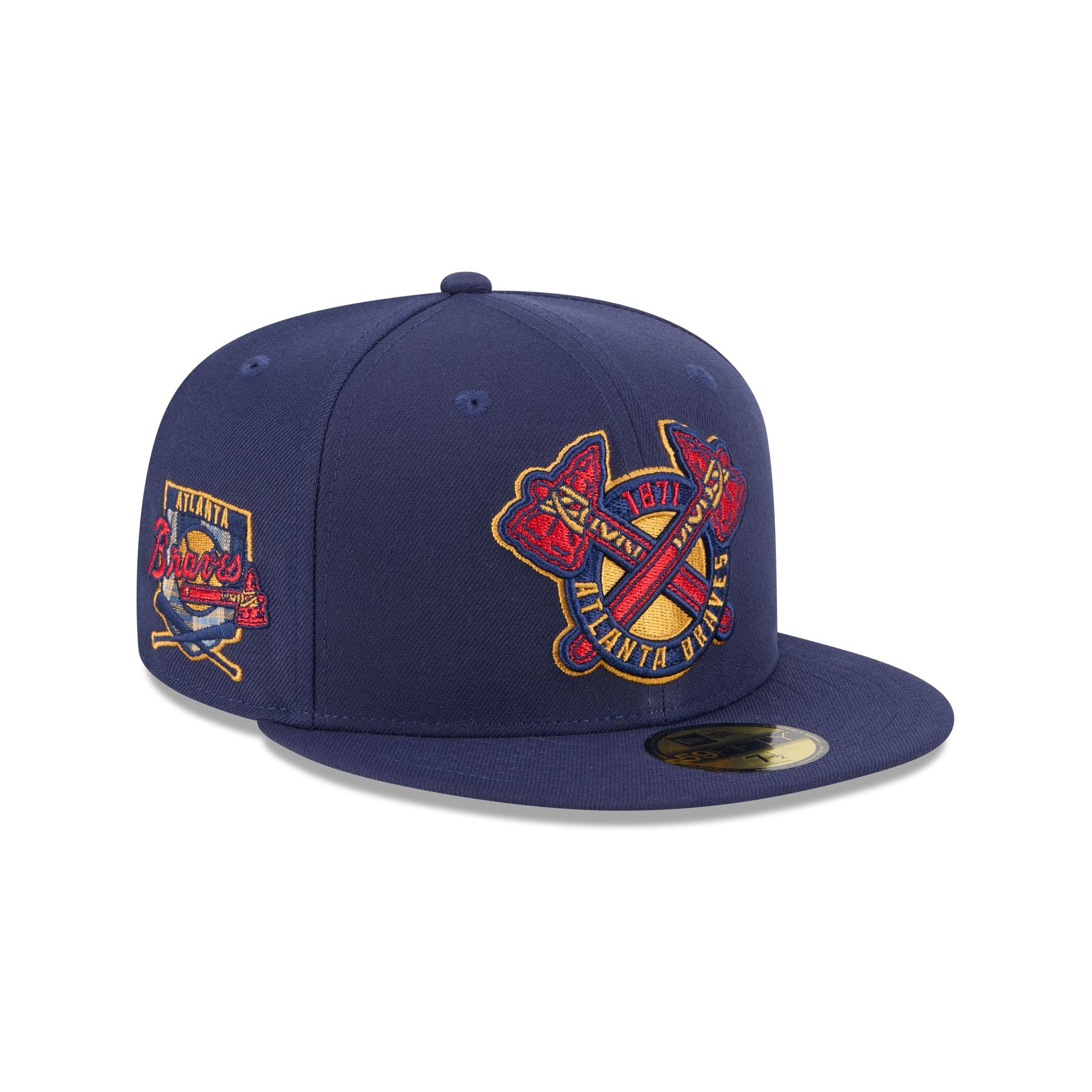 Atlanta Braves Blue Tartan 59FIFTY Fitted Hat – New Era Cap