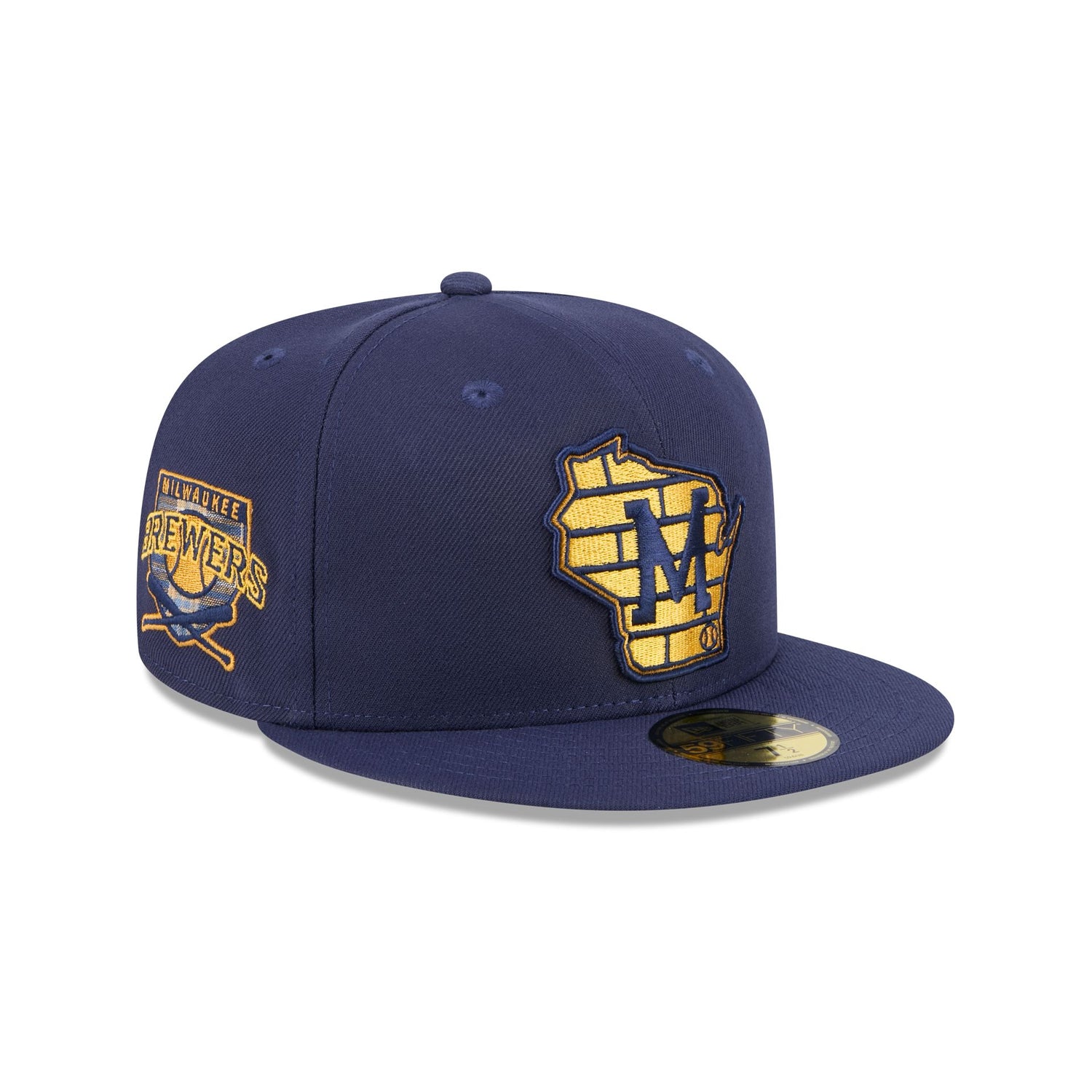 Milwaukee Brewers Blue Tartan 59FIFTY Fitted Hat