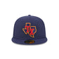 Texas Rangers Blue Tartan 59FIFTY Fitted Hat