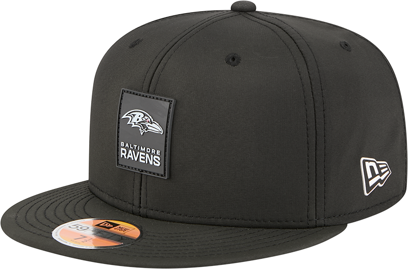 Baltimore Ravens 2025 Sideline Hot Weather 59FIFTY Fitted Hat