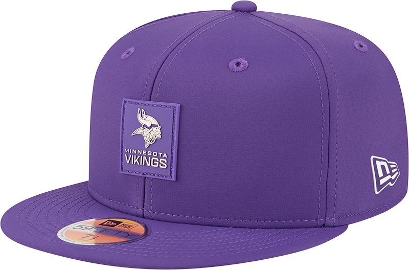 Minnesota Vikings 2025 Sideline Hot Weather 59FIFTY Fitted Hat
