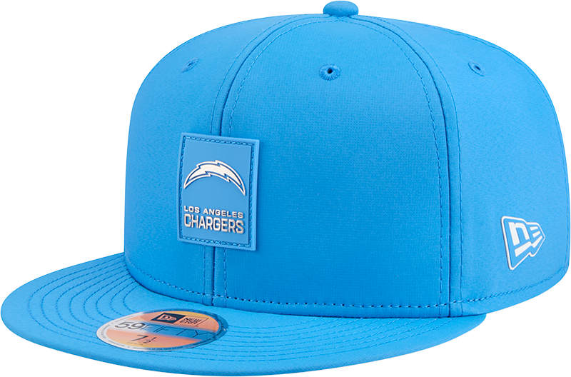 Los Angeles Chargers 2025 Sideline Hot Weather 59FIFTY Fitted Hat