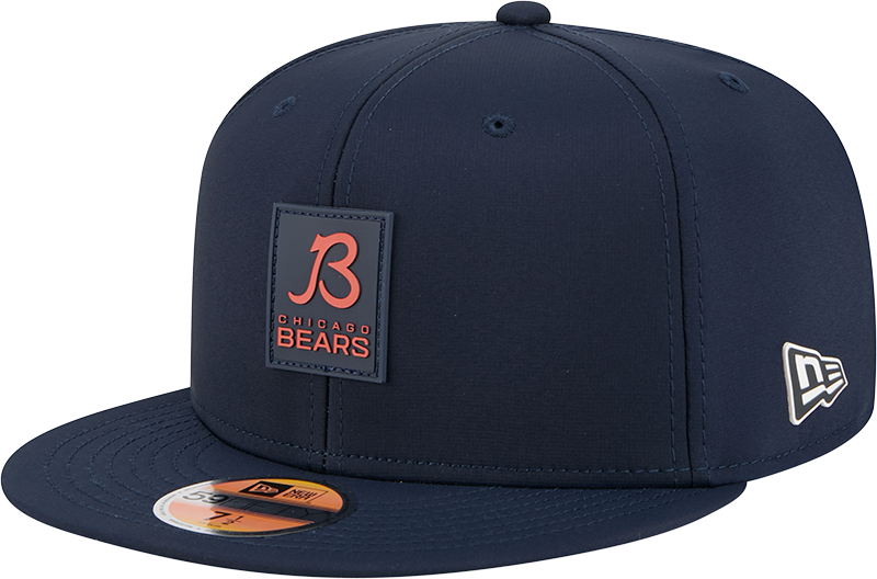 Chicago Bears 2025 Sideline Hot Weather B 59FIFTY Fitted Hat