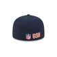 Chicago Bears 2025 Sideline Hot Weather 59FIFTY Fitted Hat