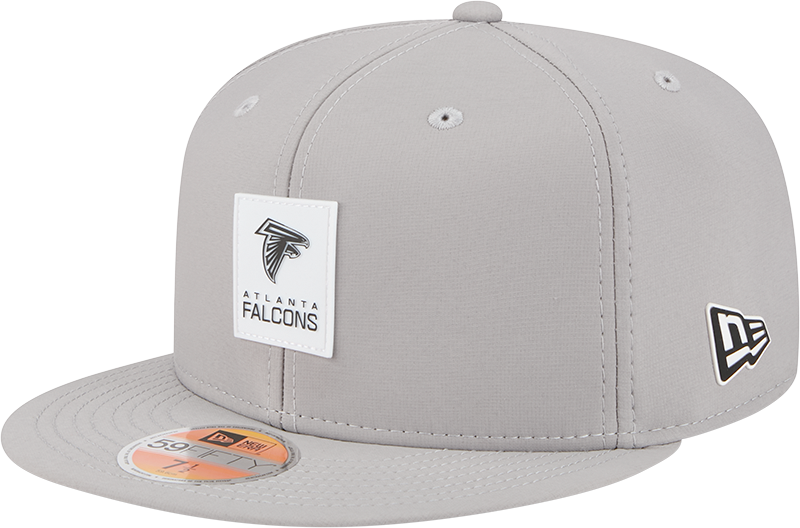 Atlanta Falcons 2025 Sideline Hot Weather Gray 59FIFTY Fitted Hat