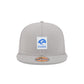 Los Angeles Rams 2025 Sideline Hot Weather Gray 59FIFTY Fitted Hat