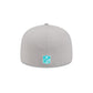 Miami Dolphins 2025 Sideline Hot Weather Gray 59FIFTY Fitted Hat