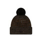 Cleveland Browns 2025 Sideline Cold Weather Black Pom Knit Hat