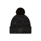 Houston Texans 2025 Sideline Cold Weather Black H Pom Knit Hat