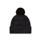 Chicago Bears 2025 Sideline Cold Weather Black Pom Knit Hat