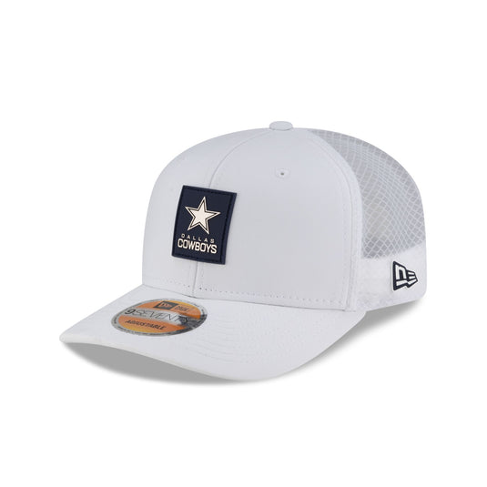 Dallas Cowboys 2025 Sideline Hot Weather White 9SEVENTY Trucker Hat - New Era Cap