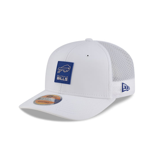 Buffalo Bills 2025 Sideline Hot Weather White 9SEVENTY Trucker Hat - New Era Cap