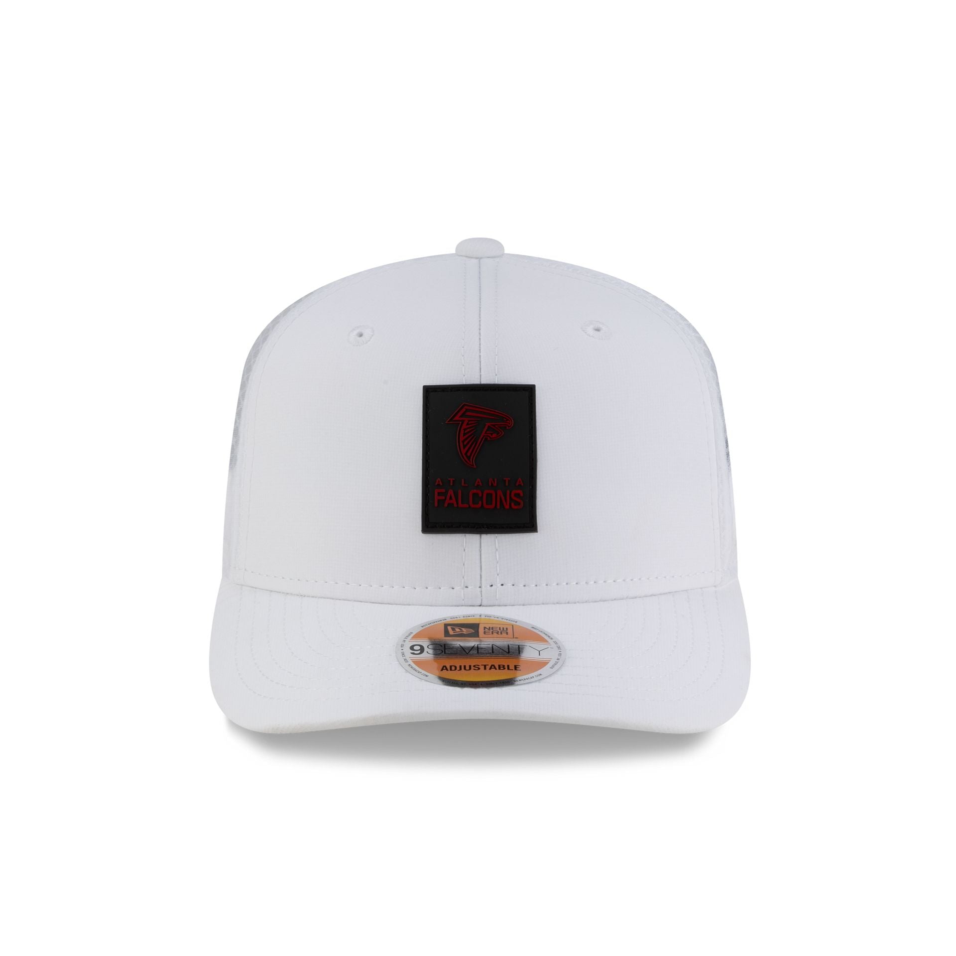 Atlanta Falcons 2025 Sideline Hot Weather White 9SEVENTY Trucker Hat