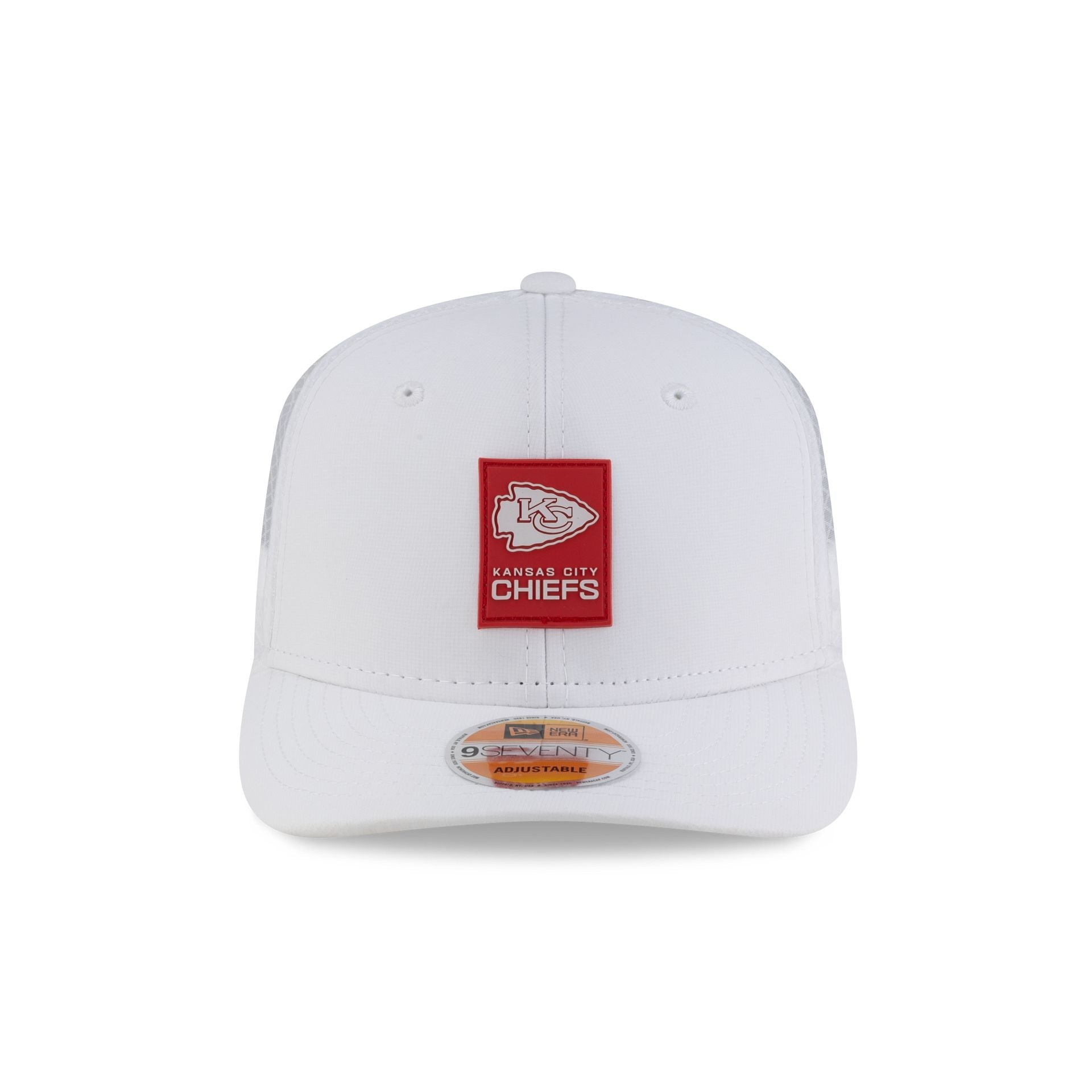 Kansas City Chiefs 2025 Sideline Hot Weather White 9SEVENTY Trucker Hat