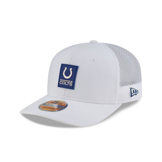Indianapolis Colts 2025 Sideline Hot Weather White 9SEVENTY Trucker Hat - New Era Cap